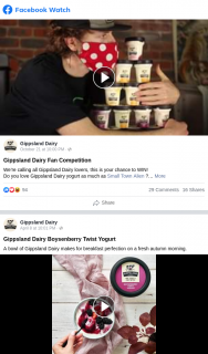 Gippsland Dairy – Win a Delicious Delivery of Our New Gippsland Dairy Yogurt Range Coming Exclusive to Woolworths this Month