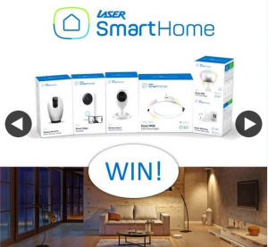 Laser – Win Their Own $100 Smarthome Starterpack (prize valued at $200)