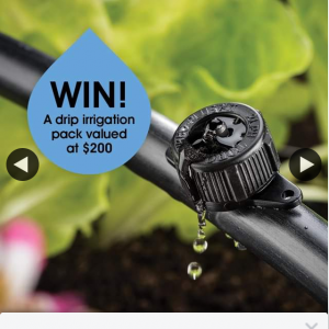 Pope – Win a Drip Irrigation Pack Worth $200. (prize valued at $200)
