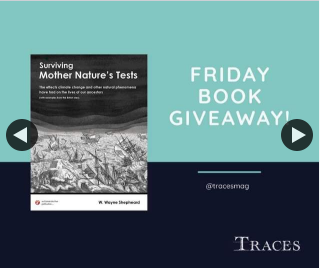 Traces magazine – Win a Copy of Surviving Mother Nature’s Tests