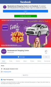 Meadowbrook Shopping Centre – Shop to – Win a Kia Picanto
