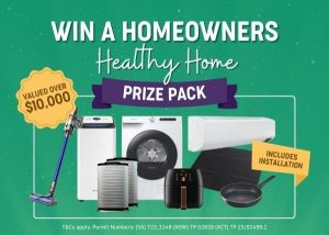 Asthma Australia – Asthma Week – Win 1 of 2 Healthy Homes prize packs valued up to $10,000 each