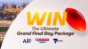 Channel 7 – Sunrise – Win the Ultimate Melbourne experience and tickets to the 2023 Toyota AFL Grand Final valued up to $20,000