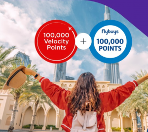 Flybuys – Velocity Points Parade – Win 1 of 31 prizes of 100,000 Flybuys bonus points PLUS 100,000 Velocity Points