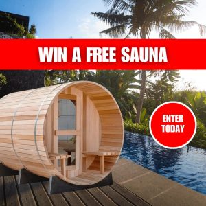 Tasman Saunas – Win an Outdoor  Sauna valued over $13,000
