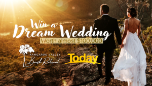 Today – 9Now – Win a dream wedding at Kangaroo Valley Bush Retreat valued over $90,000