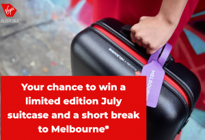Virgin Australia – Win a major prize package valued at $1,475 OR 1 of 199 minor prizes