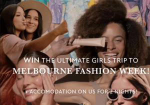 Airyday – Win 1 of 2 travel prize packages for 3 people to Melbourne Fashion Week (flights included)