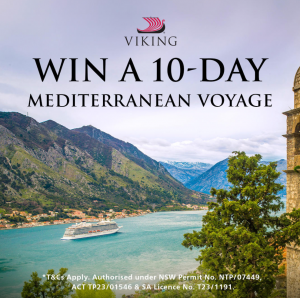 Viking – Win a 10-day cruise valued over $18,000