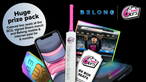 Belong – Sydney Sixers Bonanza – Win a major prize package valued at $6,843 OR 1 of 56 minor prizes