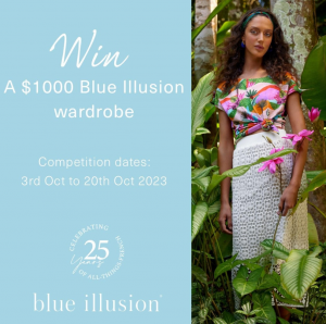 Blue Illusion – Win a $1,000 wardrobe