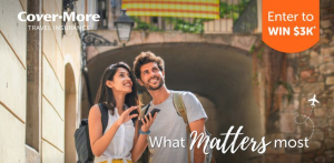 Cover More Travel Insurance – Win a $3,000 Eftpos gift card