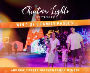 Hunter Valley Gardens – Win 1 of 3 Family passes to Christmas Lights Spectacular
