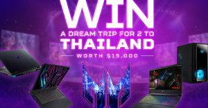 Predator Gaming – Win a trip for 2 to Thailand valued at $15,000