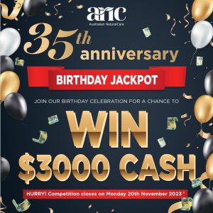 Australian NaturalCare – Win a $3,000 cash prize