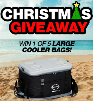 Hino Motor Sales Australia – Win 1 of 5 Large Cooler bags for Christmas