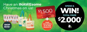 In awe Australia – Win a $1,500 gift card PLUS a prize pack of in awe products