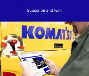 Komatsu – Win a Milwaukee tool set valued over $700