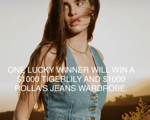 Rolla’s & Tigerlily – Win $2,000 in vouchers