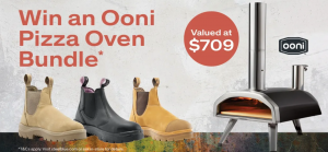 Steel Blue – Win an Ooni Pizza Oven prize pack