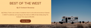 The Queensland Music Festival – Best of the West – Win a self-drive holiday in an Apollo Euro Deluxe motorhome