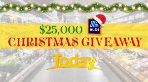 Today – 9Now – Christmas Giveaway – Win a major prize of a $15,000 ALDI gift card OR 1 of 20 minor prizes of a $500 gift card each