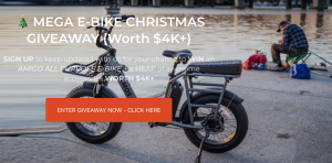 Vamos Bikes – Win an Amigo Compact Cargo Electric Bike PLUS other items
