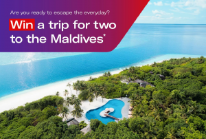 Velocity Frequent Flyer & Luxury Escapes – Win a trip for 2 to the Maldives valued over $10,000