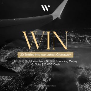 Wonderluxe – Win a $20,000 Flight Centre voucher