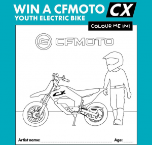 CFMOTO – Win a CX-2E electric fun bike valued over $2,000