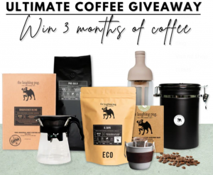 The Laughing Pug Coffee Co – Win free coffee for 3 months
