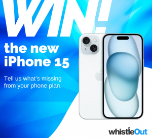 Whistle Out – Win a brand new iPhone 15 128gb