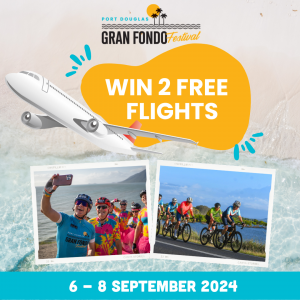 Connect Sport Australia – Port Douglas Gran Fondo Festival – Win a trip for 2 to Cairns flying Virgin Australia