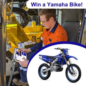 Komatsu – Win a Yamaha Motorbike valued over $15,000