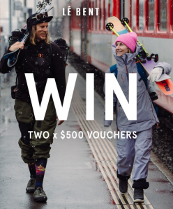 Le Bent – Win 2 gift cards valued at $500 each for your valentine