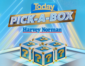 Today Show – Harvey Norman Pick-A-Box – Win 1 of 5 prizes