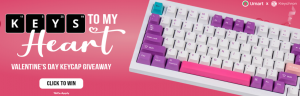 Umart Online – Win a Keychron Australia Unicorn PBT Keycap set for Valentine’s Day