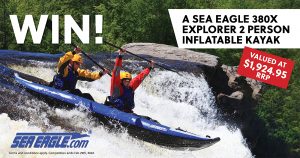 Wild Earth – Win a Sea Eagle 380X Explorer 2 person inflatable kayak