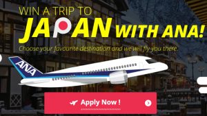 ANA – Win a trip for 2 to Tokyo flying from Sydney valued over $3,300