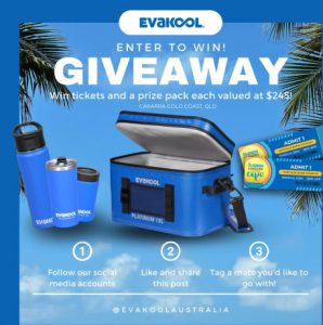 EvaKool – Win 2 tickets to the Caravanning QLD PLUS a prize pack for 2