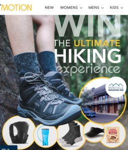Foot Motion – Win a prize package valued at $1,400