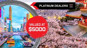 Kumho Tyre – Win a trip for 2 to Japan valued at $5,000