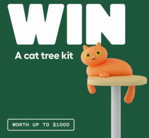 Omlet – Win a Freestyle cat tree kit valued up to $1,000