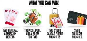 Pizza Hut – Win a trip prize package for 2 to Bass in The Grass Music Festival in Darwin valued over $4,800