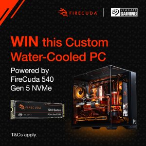 Seagate – Win a Custom built Gaming PC (FireCuda Branded) valued at USD$3,500