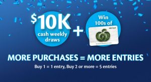Steggles – Win a $10,000 cash prize weekly PLUS Woolworths e-gift card