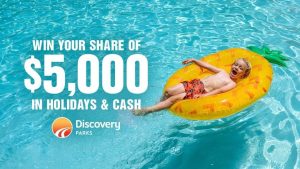 Triple M – Win 1 of 5 prize packs of a $500 Discover Parks voucher PLUS a $500 cash
