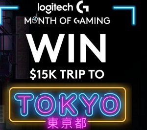 Logitech G – Month of Gaming – Win a major prize of a trip for 2 to Tokyo OR daily prizes