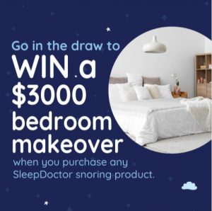 Sleep Doctor – Win a $3,000 Bedroom Makeover prize pack
