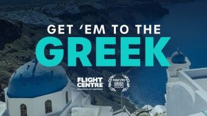 B105’s Get ‘em to the Greek – Win a Major prize of a $10,000 Flight Centre voucher OR 1 of 10 minor prizes